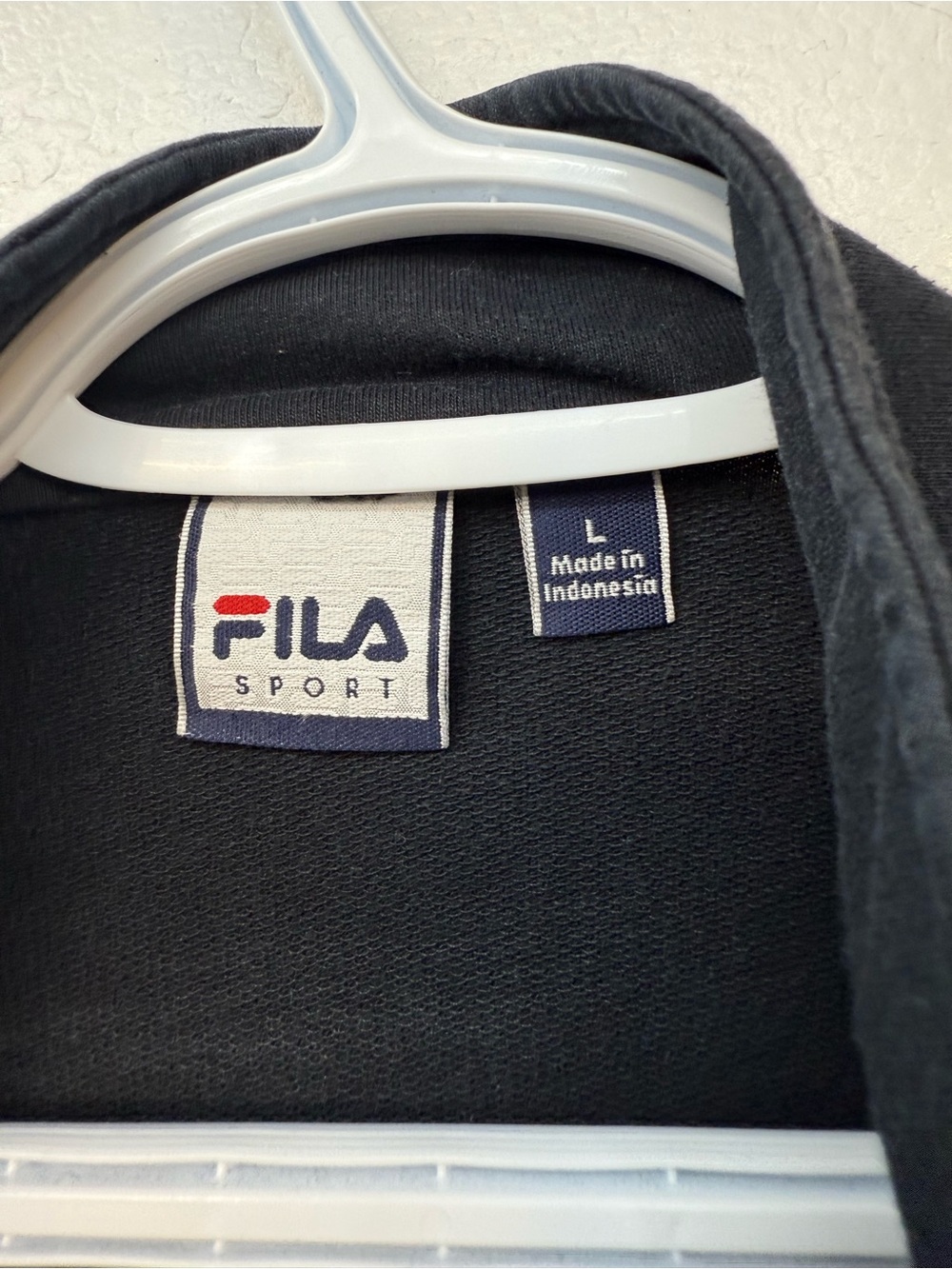 FILA Black Lightweight Jacket with Rainbow Zip - Picture 5 of 5
